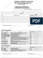 Academic Audit Performa PDF
