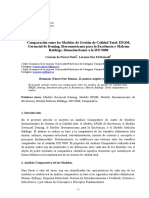 Comparacion Entre Modelos de Gestion de Calidad Total