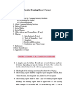 Industrial Training Report Format[1]