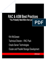 RAC & ASM Best Practices