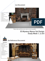 Set Reference Document: ES Mystery Manor Set Design Study Week 1, 3, & 8