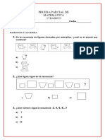 Patrones y Algebra