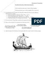Viking Raiders and Traders Worksheet