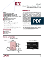 Piezo Microactuator Driver With Boost Regulator