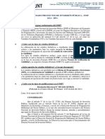 Examen de Diplomado Proyectos de Inversión Pública - Snip PDF
