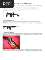 Armas de Fuego y Su Clasificación