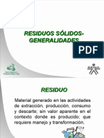 Generalidades Residuos sólidos