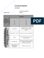 Matriz Identificación de Riesgos