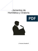 Homiletica y Oratoria Por Francisco Gonzales