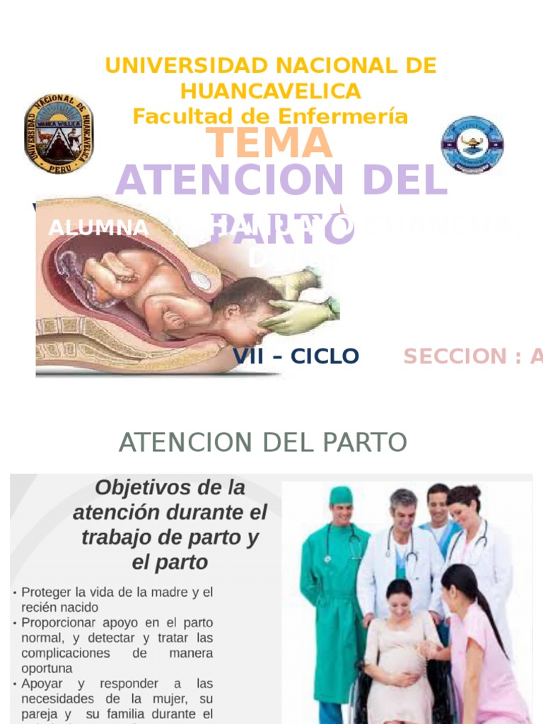 Atención Integral del Parto en Enfermería | PDF | Pelvis | Parto