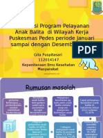 Evalusasi Program Pelayanan Anak Balita - Gita - Pedes