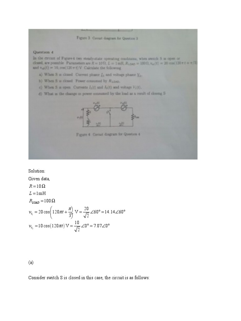 AC Circuit Analysis and Power Calculation | PDF | Teaching Methods ...