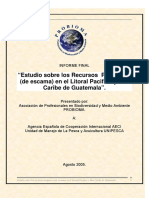 Recursos Pesqueros de Escama en Guatemala