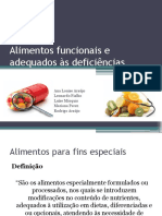 Alimentos Funcionais e Adequados Às Deficiências - Final