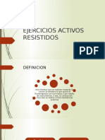 Ejercicios resistidos fortaleza