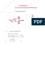 Small Signal Characteristics: Experiment-5 Design, Simulate and Analyse Operational Amplifier