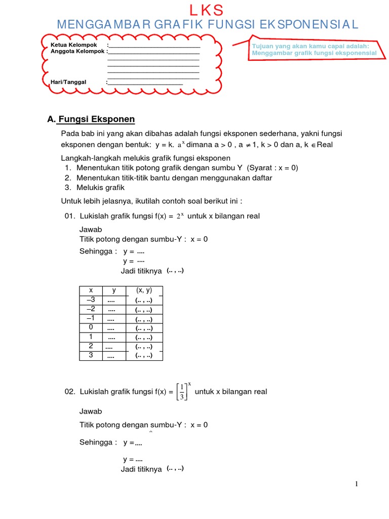 17+ Fungsi Eksponensial