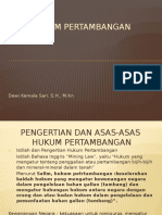 Hukum Pertambangan