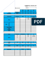 DB WB RH F F % Design Outdoor Conditions Room A, FT Gross