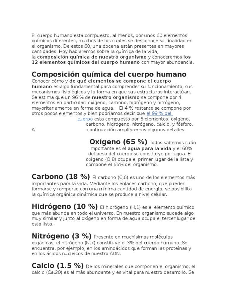 Elementos Del Cuerpo Humano | PDF | Galaxia | Vía láctea