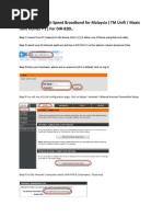 How To Setup TM Unifi Maxis P1 PPPoE On DIR 820L