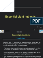 Essential Plant Nutrients 0