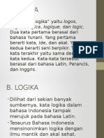 B. Logika: Logike, Logica, Logique, Dan Logic