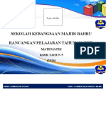 RPT Matematik Tahun 5 2016