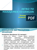 Intro To Manajemen Keuangan