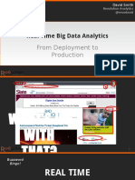 Real-Time Big Data Analytics - From Deployment To Production Presentation