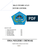 Laporan Motor Listrik Sederhana