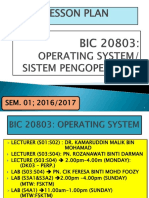 BIC 20803 Lesson Plan