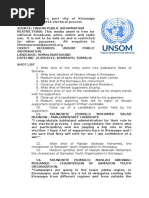 Somalia’s Port City of Kismaayo Readies for the 2016 Electoral Process