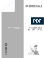 VICTRIX Pro 80-100-120 1 I - Instructiuni Instalare Si Utilizare