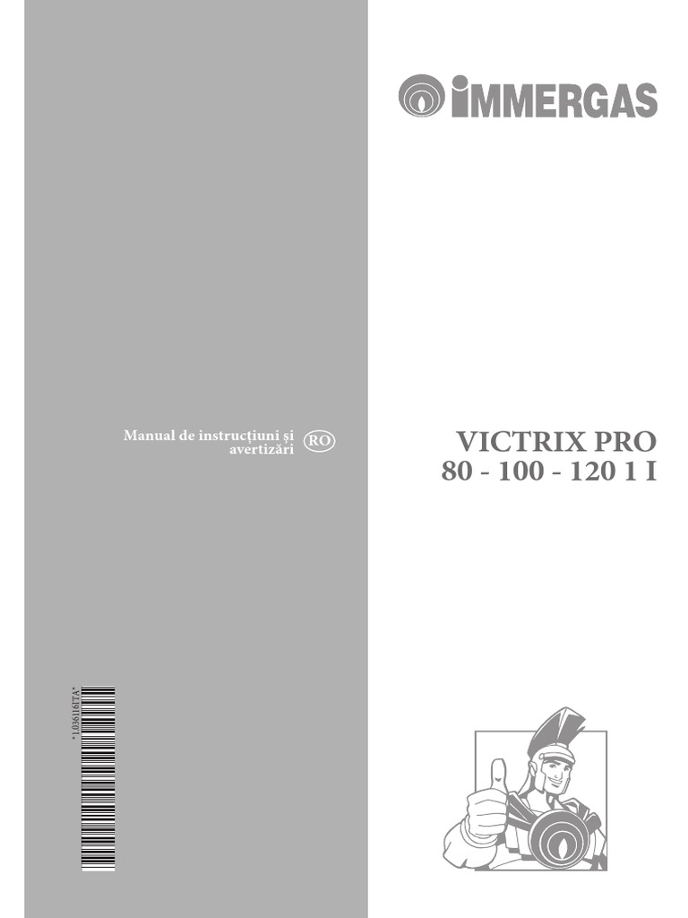 VICTRIX Pro 80-100-120 1 I - Instructiuni Instalare Si Utilizare | PDF