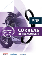 Correas transmisión scooter Apriliap36768161125 Scarabeo 4T (03/15