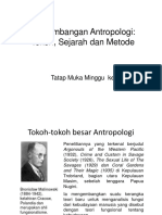 Perkembangan Antropologi-Pertemuan 3