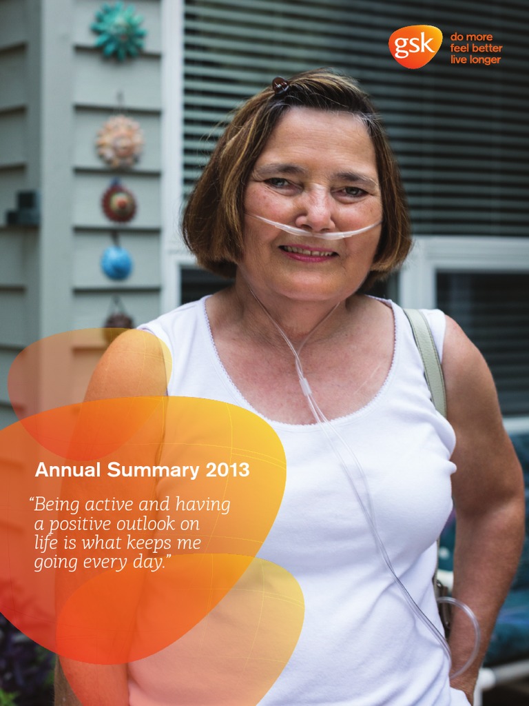 GSK Annual Summary 2013 | PDF | Glaxo Smith Kline | Chronic Obstructive ...