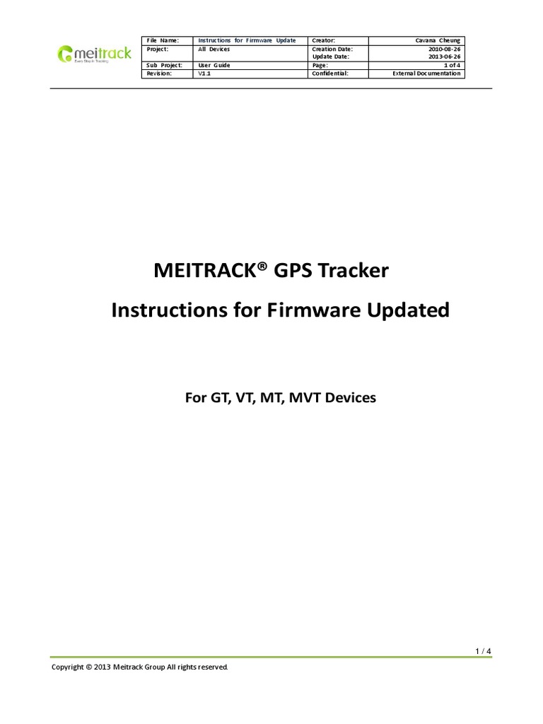 Instructions For Firmware Update V1.1 | PDF | Usb | Installation ...