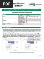 How To Display InduSoft Web Studio Applications On Two Monitors