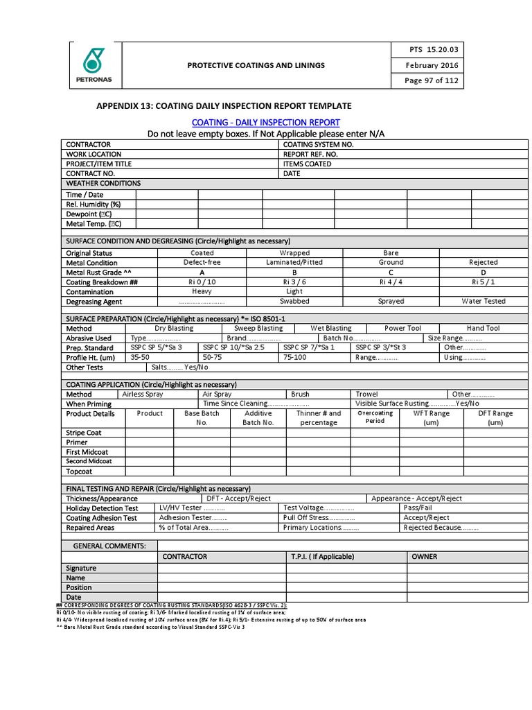 Electronic Inspection Report Life Insurance