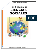 Planif Ciencias Sociales 7mo Grado. Recursos Naturales