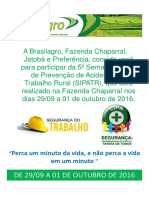 Convite para 5º SIPATR Unidades Bahia PDF