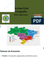 Setores Econômicos, Regiões e Vegetação Brasileira