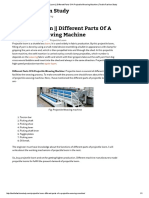 Projectile Loom - Different Parts of A Projectile Weaving Machine - Textile Fashion Study