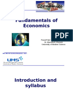 Fundamentals of Economics: Powerpoint Slides Prepared By: Dr. Mamdouh Ghanem University of Modern Science