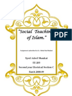 Social Teachings of Islam - (Adeel)