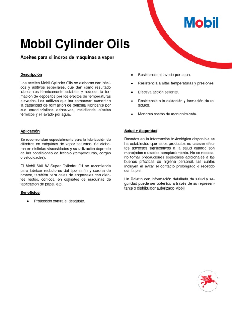 Mobil 600w Super Cylinder PDF