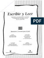 III-ESCRIBIR Y LEER. Materiales y Recursos para El Aula. III. EDELVIVES PDF