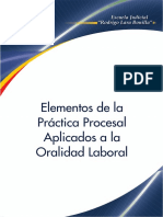 Practica Procesal Aplicada a la Oralidad Laboral